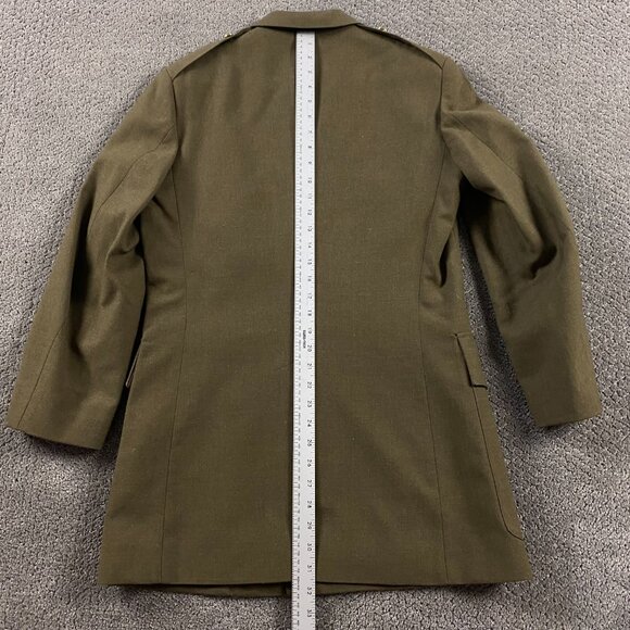 Vintage 80 1983 Belgium Belgian Military Jacket Men's 36 Army Dress Uniform Coat - Picture 13 of 14